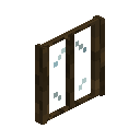 Rectangle Dark Oak Window