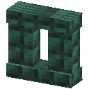 Dark Prismarine Brick Arrow Slit