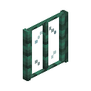 Rectangle Dark Prismarine Window