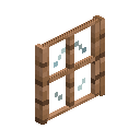 Jungle Planks Four Pane Window