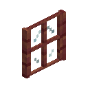 Mangrove Planks Four Pane Window