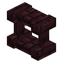 Nether Brick Gothic Window