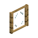 Oak Planks Pane Window