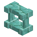 Prismarine Brick Gothic Window