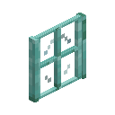 Prismarine Four Pane Window