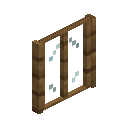 Rectangle Spruce Planks Window