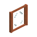 Stripped Acacia Pane Window