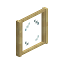 Stripped Birch Pane Window