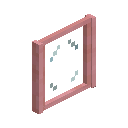 Stripped Cherry Pane Window