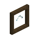 Resizeable Stripped Dark Oak Window