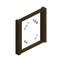 Stripped Dark Oak Pane Window