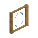 Stripped Jungle Pane Window