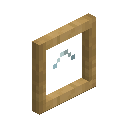 Resizeable Stripped Oak Window