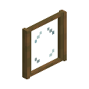 Stripped Spruce Pane Window