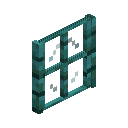 Warped Planks Four Pane Window