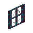 Warped Stem Four Pane Window