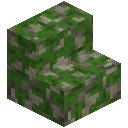 Mossy Cobbled Limestone Stairs