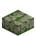 Mossy Limestone Brick Slab