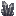Black Corundum Cluster