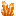 Orange Corundum Cluster