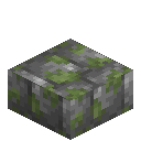 Mossy Cobblestone Brick Slab