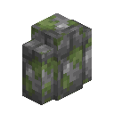 Mossy Cobblestone Brick Wall