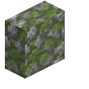 Mossy Cobblestone Vertical Slab