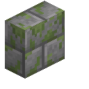 Mossy Stone Brick Vertical Slab