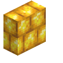 Raw Gold Brick Vertical Slab