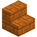 Red Sandstone Brick Stairs