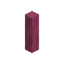 Stripped Crimson Post