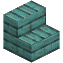 Cyan Painted Stairs