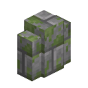 Reinforced Mossy Stone Brick Wall