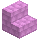 Magenta Silt Shingle Stairs