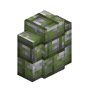 Mossy Cobblestone Bricks Wall
