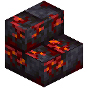 Weeping Polished Blackstone Brick Stairs
